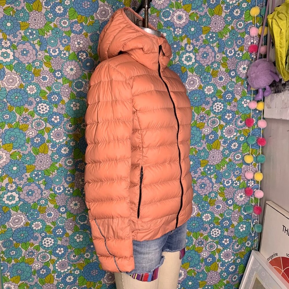 Adidas Sample Peach Down Puffer Jacket Size:S - image 2